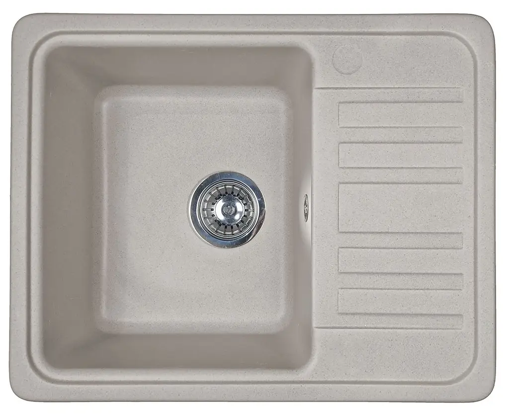 Кухонна мийка Adamant SMALL avena 570x455x180 мм, з крилом 57 см - фото 3