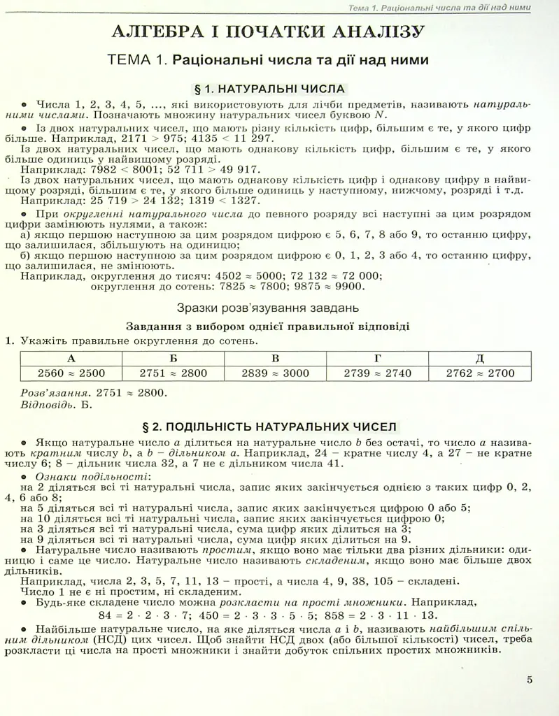 ЗНО. Математика. Довідник + Тести - фото 2