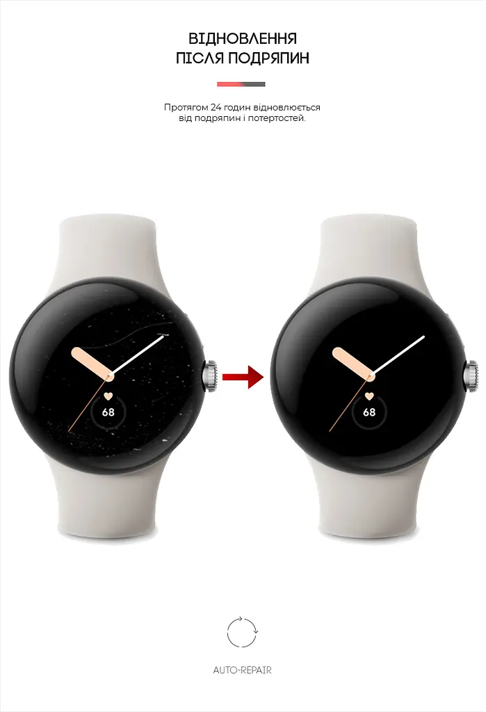 Гідрогелева плівка на годинники Google Pixel Watch 41mm/2 41mm ArmorStandart захисна плівка для смарт годинників прозора (ARM65227) - фото 3