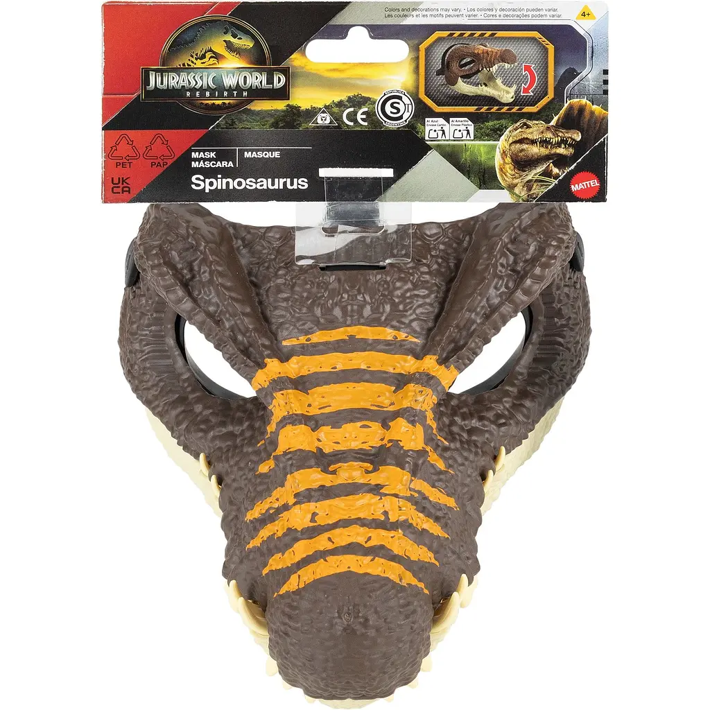 Маска динозавра Jurassic World из фильма Мир Юрского периода: Возрождение в ассортименте (JGG11) - фото 11