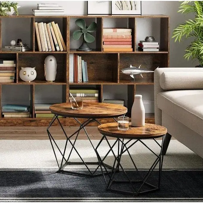 Комплект журнальных столиков Leobert Watson 2 шт. в стиле Loft 2 шт. - фото 2