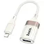 Перехідник Hoco Crystal Lightning male to USB female 2.0 adapter UA39 0.125 м 480 Mbps OTG - мініатюра 1