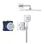 Душова система прихованого монтажу Grohe Grohtherm Smartcontrol з Rainshower 310 Mono Cube 34865000, Хром - мініатюра 2