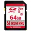 Карта памяти GoodRam Memory card Secure Digital 64Gb IRDM PRO SDXC V90 UHS-II U3 Retail (IRP-S9B0-0640R11) - миниатюра 1