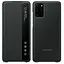 Оригінальний чохол-книжка S-View Clear View Cover Official для Samsung Galaxy S20 Plus 5G Чорний EF-ZG985CBEGRU - мініатюра 1