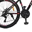Велосипед MTB2602-2, 26 дюймів, алюмінієва рама 13 Shimano 21SP чорно-червоний - мініатюра 3