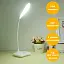 Настільна бездротова світлодіодна лампа з сенсором включення LED Lamp KL-95AA біла - мініатюра 3