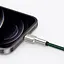 Кабель Baseus Cafule Metal Lightning 2.4A (2m) green (CALJK-B06) - мініатюра 5