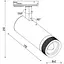 Світильник трековий однофазний Kloodi KD-Focus 15W 4K WH - мініатюра 3