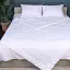 Летний постельный комплект MirSon №2950 Сolor Fun Line Stripe White Silk 220х240 см белый (2200010965896) - миниатюра 1