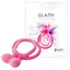 Эрекционное кольцо Glamy Double Cockring 6.3 см розовый - миниатюра 3