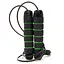 Скакалка швидкісна для кросфіту Cornix Speed Rope Classic XR-0148 Black/Green - мініатюра 1
