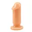 Анальная пробка Prof.Jason C Small Slim Dildo 9 см (телесный) - миниатюра 1