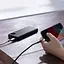 Зовнішній акумулятор (павербанк) Baseus Adaman Metal Digital 20000mAh 22.5W 2021 Editon Black (PPAD000101, PPADM20S) - мініатюра 7