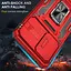 Ударостійкий чохол Camshield Army Ring для Samsung Galaxy A13 4G / A04s Червоний / Red - мініатюра 3
