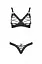 Комплект из экокожи Passion Celine Bikini black 4XL/5XL - миниатюра 3