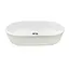 Раковина Adamant умывальник BESTE NEW искусственный овальный камень без предотвращения для смесителя и перелива 540x350x11мм накладной белый - миниатюра 7