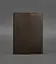 Шкіряна обкладинка для блокнота 6.0 (софт-бук) темно-коричнева - мініатюра 1