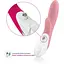 Вібратор-кролик Mystim Danny Divido Pink - мініатюра 6