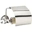 Тримач для туалетного паперу Kugu Swan 411C Хром - мініатюра 1