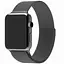 Ремешок Creasted для часов Milanese loop steel bracelet Apple watch, 38 40 мм Dark gray - миниатюра 1