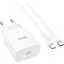 Комплект зарядного устройства Hoco C76A Pro 1Type-C PD/QC 30W PPS Type-C to Type-C White - миниатюра 5