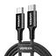 Кабель Ugreen USB-C to USB-C Silicone Fast Charging Cable 100 W 1 м (15275) черный - миниатюра 1