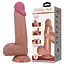 Фалоімітатор Baile Sliding Skin Bendable 8.1'' 20.6 см коричневий - мініатюра 10