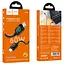 Дата кабель Hoco U146 Mundo Type-C to Type-C 60W (1.2m) Black - мініатюра 2