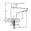 Смеситель для умывальника Haiba ZEON 001 (HB0406) - миниатюра 2