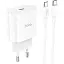 Зарядний пристрій Hoco C94A Type-C PD 20W білий + кабель Type-C to Type-C - мініатюра 1