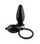 Анальная пробка Pipedream Inflatable Silicone Plug 12 см (черный) - миниатюра 1