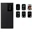 Оригінальний чохол-книжка Samsung S-View Flip Cover для Galaxy S22 Ultra Чорний EF-ZS908CBEGRU - мініатюра 7