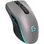 Мишка бездротова ігрова Gamousе X9 з акумулятором та підсвіткою Gray 2.4G Bluetooth - мініатюра 1