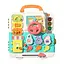 Гра бізіборд чемодан, 25х26х9 см, замки, музика, звук англійською мовою, на батарейках, модель YL514 - мініатюра 1