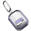 Футляр протиударний Locking Button для навушників Airpods Pro Light Purple - мініатюра 5