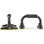 Упоры для отжиманий металлические Hop-Sport HS-M020PU черно-желтые - миниатюра 6