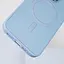 Шкіряний чохол Epik Bonbon Leather Metal Style with MagSafe для Apple iPhone 11 Pro Max 6.5 Блакитний/Mist blue - мініатюра 4