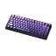 Клавиатура Attack Shark X85 Side Printed RGB Gradient Purple - миниатюра 2
