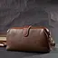 Красивий клатч з цікавою клямкою з натуральної шкіри Vintage 22425 коричневий - мініатюра 8