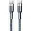 Кабель Remax Sury 2 Type-C to Type-C PD 3А 1 м Серый (RC -010-s) - мініатюра 1
