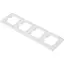 Рамка Brille для розетки ZB-4F wh - миниатюра 2