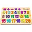 Розвиваюча гра PuzzleOk Цифри для дітей дерев'яна P-OK-2 (2013519744) - мініатюра 1