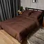 Комплект постельного белья Moon&Star Satin Premium Mocha Mood King Size 220x240 см наволочки 4х70х70 см - миниатюра 1