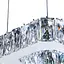 Люстра подвесная Brille с пультом LED 184W WW+NW+CW CH (BR-993S/4) - миниатюра 4