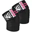 Бинти на коліна RDX GYM KNEE WRAP R11 BLACK/PINK (WAH-KR11BP) - миниатюра 1