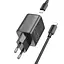 МЗП Hoco N42 Elogiado PD45W (2USB-C) + кабель Type-C to Lightning Black - мініатюра 2
