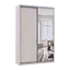Шафа купе Doros Сіті Лайт Кашемір 1 ДСП / 1 дзеркало 150х45х225 (80736356) - мініатюра 3