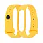 Силиконовый ремешок для Xiaomi Mi Band 5/6 цвет 09 ярко-желтый - миниатюра 1