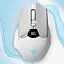 Мишка Бездротова Ігрова SX01 600 мАг Bluetooth DPI для Пк і ноутбуків Біла  - мініатюра 6